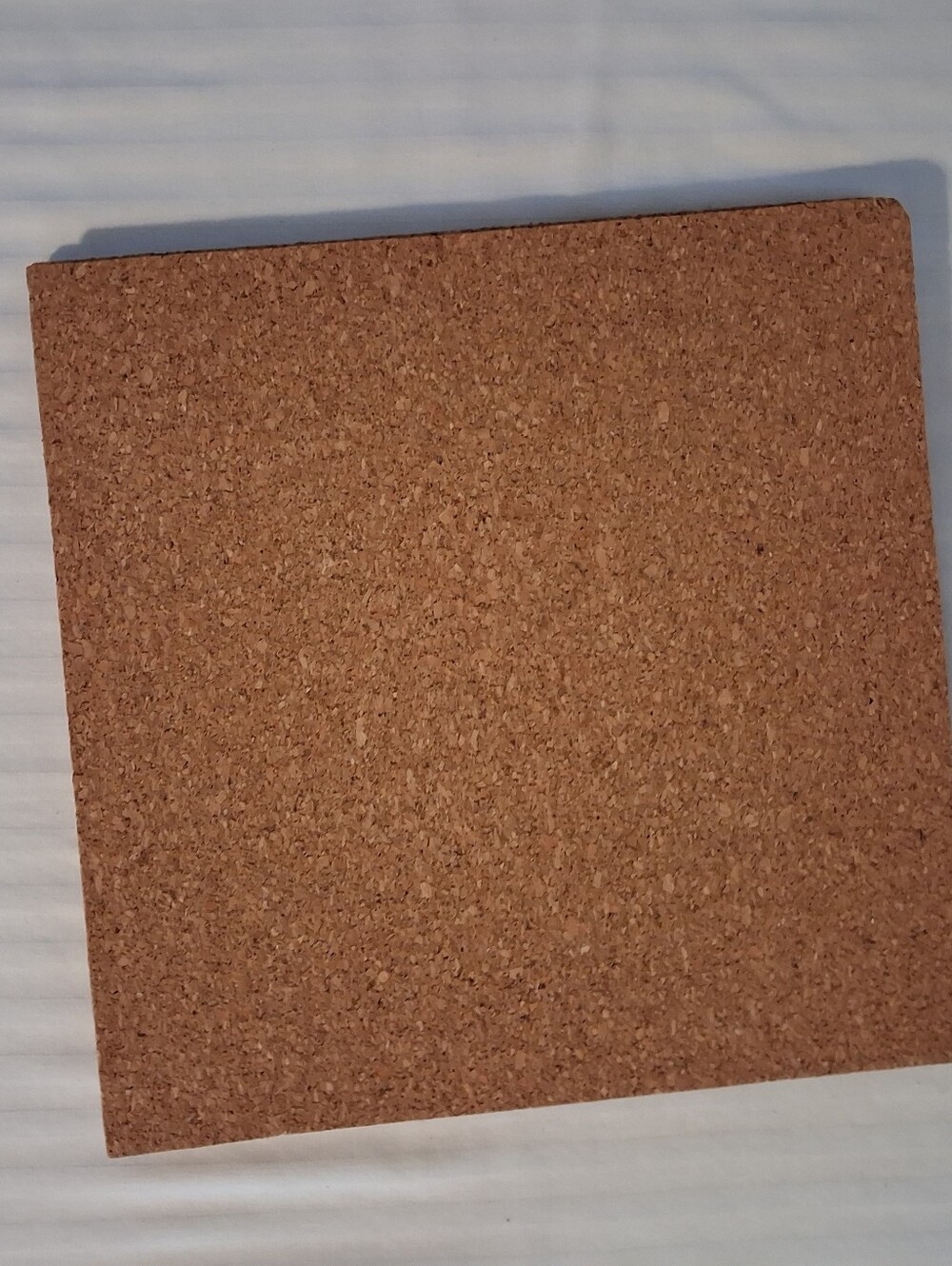 Natural Cork Wall Square - Brown Cork Bulletin Board